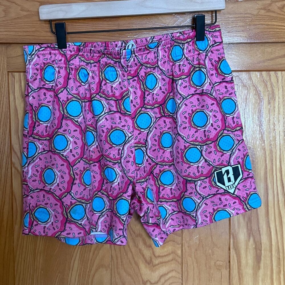Men's Baseball Lifestyle 101 BL101 Donut Mesh Shorts - Small